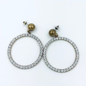 Fashion Nova Rhinestone dangle earrings